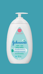 JOHNSONS MILK+RICE BABY LOTION 500 ML
