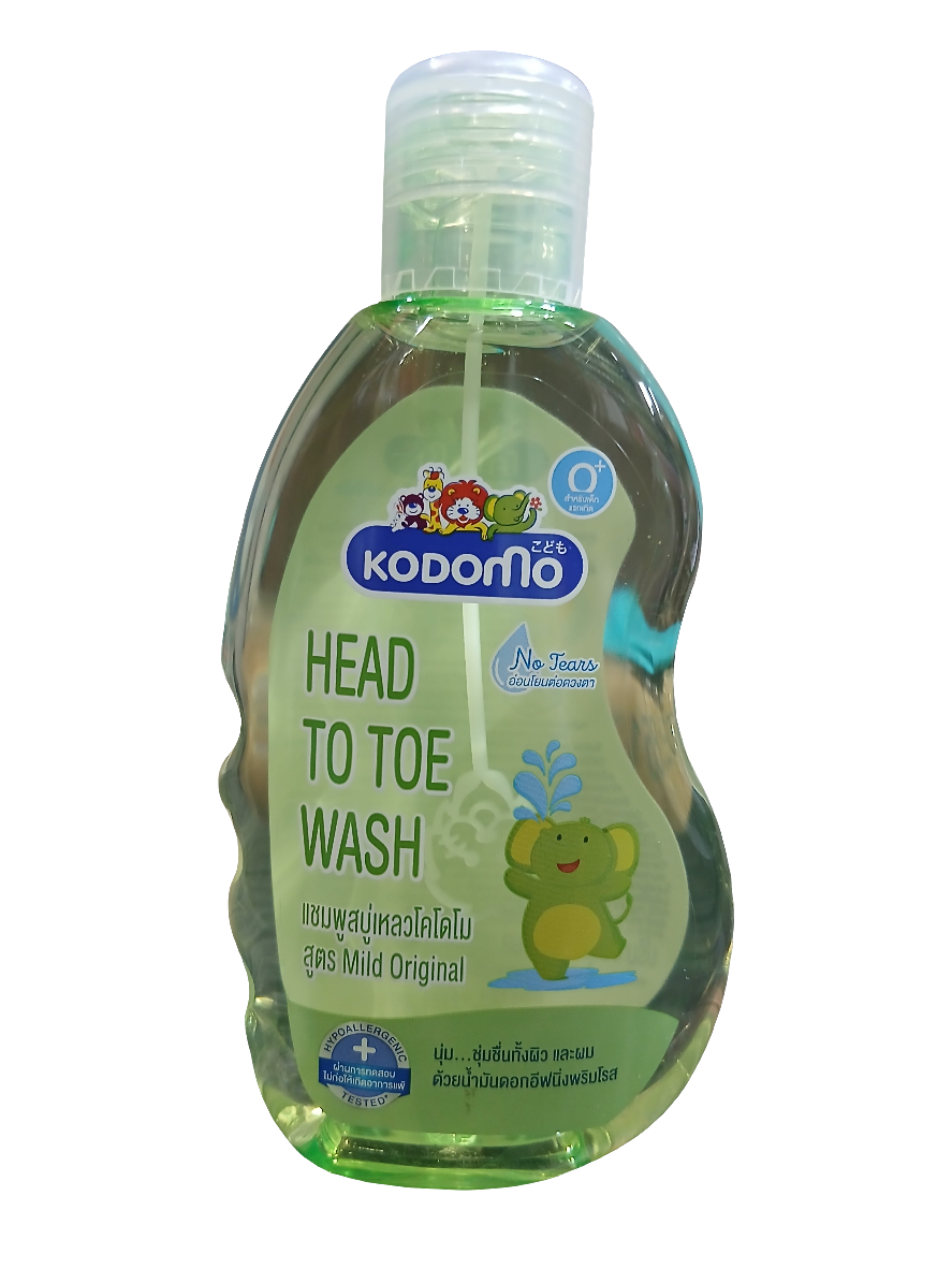 KODOMO HEAD TO TOE WASH MILD ORIGINAL 200ML
