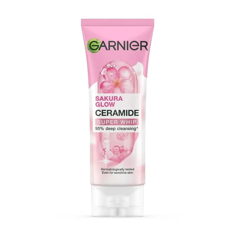 GARNIER SAKURA GLOW CERAMIDE SUPER WHIP 100 ML