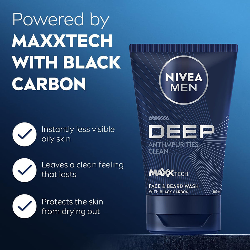 NIVEA MEN EXTRA BRIGHT FACEWASH ASSORTED 100 GM