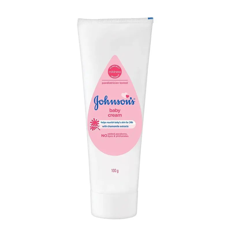 JOHNSONS FACE & BODY BABY CREAM 100GM