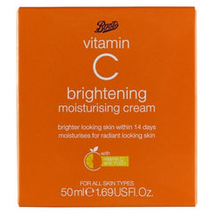 BOOTS VITAMIN C BRIGHTENING MOISTURISING CREAM 50 ML